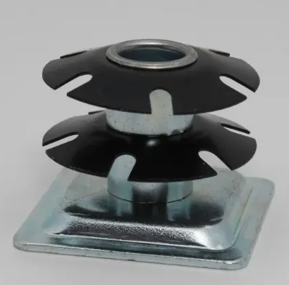 3/8"-16 Threaded Adapter For 1-1/2" Square Tubing