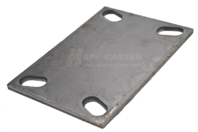2RT15063S Caster Weld on Top Plate 4-1/2" x 6-1/4" Unplated 