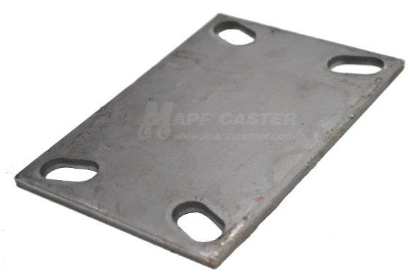 2RT15063S Caster Weld on Top Plate 4-1/2" x 6-1/4" Unplated 
