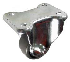 4621/220XRAE - 2-1/2" Solid Elastomer Wheel Rigid Caster with 300 Lbs Capacity