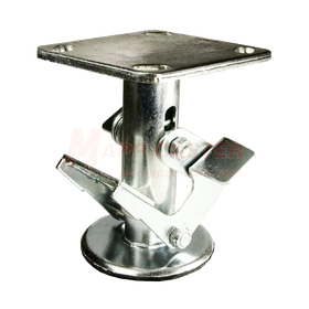 Stainless Steel Floor Lock for 4" x 2" Wheel Casters - Part # LFL40S17