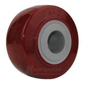 4" x 2" UPR Polyurethane on Polyolefin Wheel - Part # LPM40JM84
