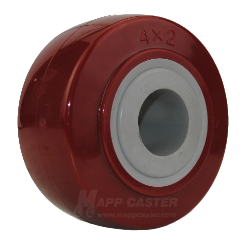 4" x 2" UPR Polyurethane on Polyolefin Wheel - Part # LPM40JM84