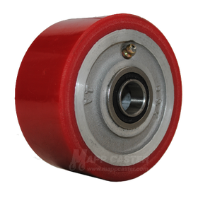 Part# J4X1-1516-34SB | 4" x 1-15/16" Polyurethane on Aluminum Core Wheel