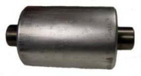 4" x 5-5/8" Steel Nose Roller Wheel - 40,000 Lbs Capacity