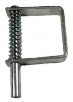 Spring Loaded Gate Caster Bracket - 25 Lbs Capacity