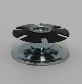 Threaded Adapter for 1-1/4" Round Tubing & 5/16"-18 Threaded Stems Insert