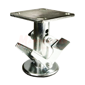 Stainless Steel Floor Lock for 5" x 2" Wheel Casters - Part # LFL50S17