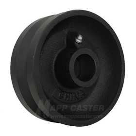 5" x 2" V-Groove Cast Iron Wheel - Part # LVG520