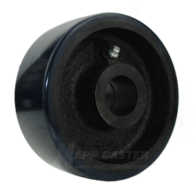 5" x 2" Polyurethane on Iron Wheel - Part # QPCI5M0