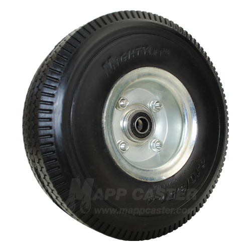 10" x 3" (4.10/3.50-4) Flat Free Hand Truck Wheel - Part# 61010BULK-ML-CF