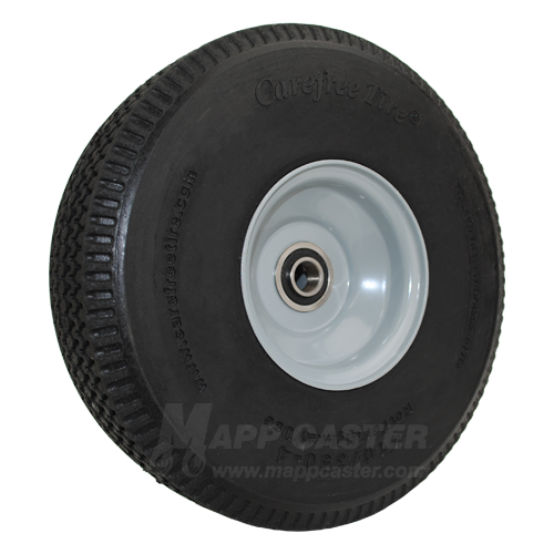 10" x 3" (4.10/3.50-4) Flat Free Premium Hand Truck Wheel - Part# 61010BULK 