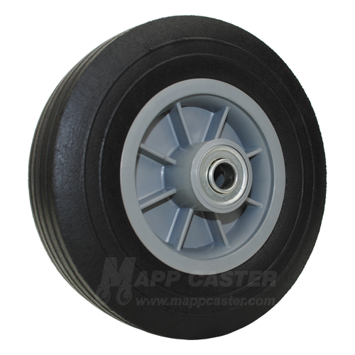 6118258"- Flat Free Solid Rubber Truck Wheel