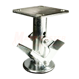 Stainless Steel Floor Lock for 6" x 2" Wheel Casters - Part # LFL60S17