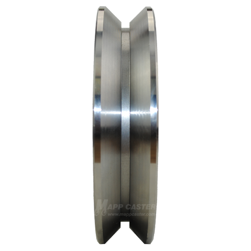 DSPK 150K Blickle 6" x 1" V-Groove Solid Steel Wheel Tread 