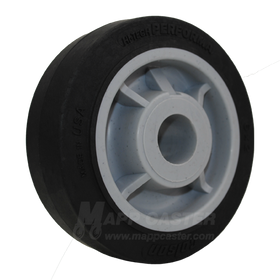 6" x 2" Thermoplastic Rubber (TPR) Wheel - Part # G5.00006.456.2