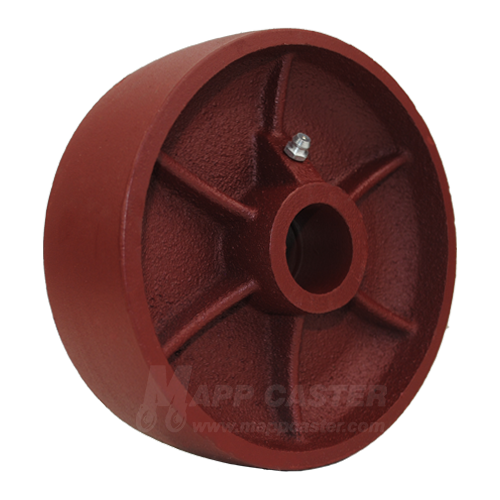 6" x 2" Ductile Steel Caster Wheel - Part # LDS620