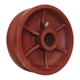 LDV60JT84 | 6" x 2" V-Groove Ductile Steel Wheel