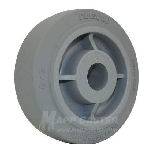 6" x 2" Thermoplastic Rubber (TPR) Wheel - Part # G5.00006.456