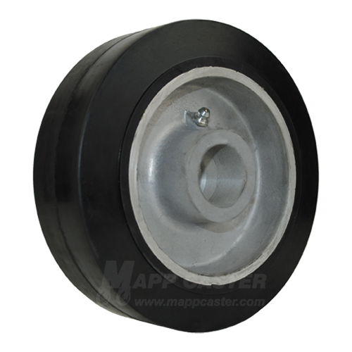 6" x 2" Rubber on Aluminum Core Wheel - Part # 2WS7706