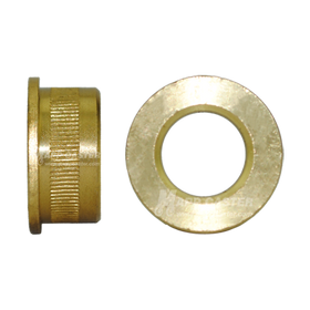 3/4" ID High Temp Flanged Brass Bushings for 1-1/2 or 2" Wheels - 500˚F