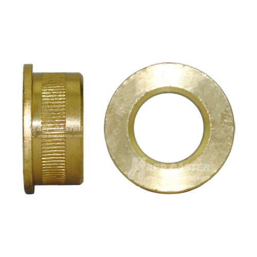 3/4" ID High Temp Flanged Brass Bushings for 1-1/2 or 2" Wheels - 500˚F