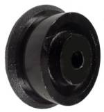 7-3/4" x  2-1/2" Flanged Ductile Steel Wheel - 8,500 Lbs Capacity