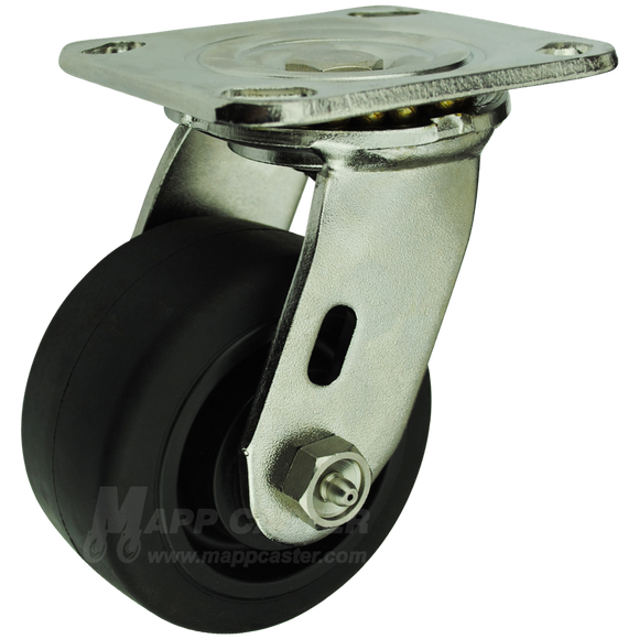 Medium Duty Stainless Steel Plate Casters