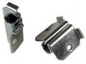 Socket designed for inside corner mounting with two screw holes each, intended for use with 7/16" stem grip rings.