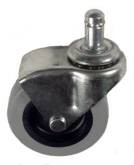 2-1/2" x 15/16" Thermo Plastic Rubber Wheel Caster with 7/16" x 7/8" Grip Ring Stem Caster