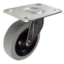 3" x 13/16" Thermoplastic Rubber Swivel Caster - 110 Lbs Capacity