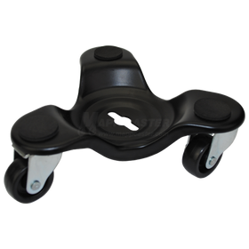 Tri-wheel Dolly with 1-1/4" Polyolefin Wheels - 200 Lbs Capacity