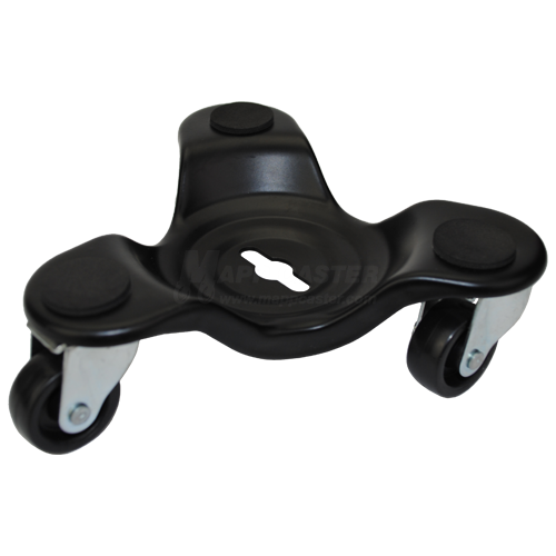 Set of 4 Tri-Wheel Dollies with 1-1/4" Polyolefin Wheels - 200 Lbs Capacity Each (800 Lbs together)