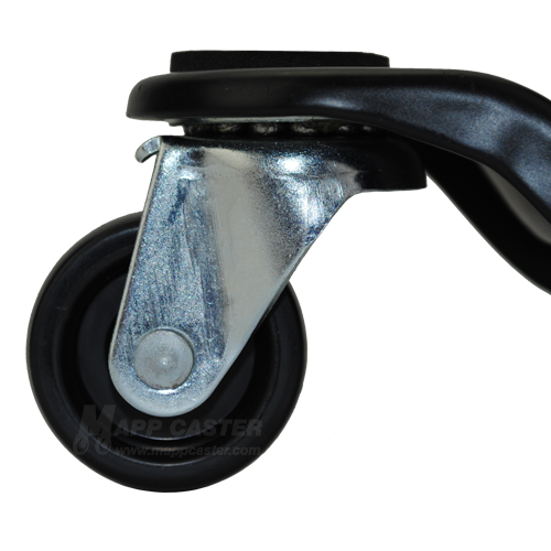 Set of 4 Tri-Wheel Dollies with 1-1/4" Polyolefin Wheels - 200 Lbs Capacity Each (800 Lbs together)