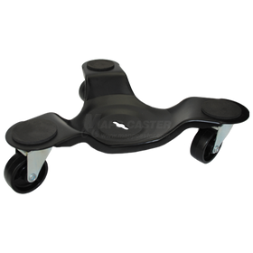 Tri-Wheel Dolly with 2" Polyolefin Wheels - 300 Lbs Capacity