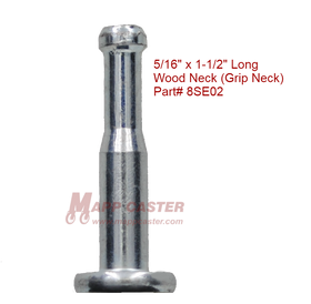 8SE02 - Grip Neck Stem 5/16" x 1-1/2" for Shepherd Pacer 50mm Twin Wheel Casters