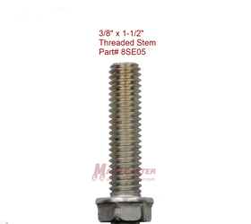 8SE05 - 3/8" x 1-1/2" Threaded Stem for Shepherd Pacer 50mm Twin Wheel Casters