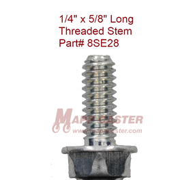 8SE28 - 1/4" x 5/8" Threaded Stem for Shepherd Pacer 50mm Twin Wheel Casters