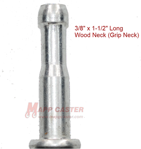 8SE04B - Grip Neck Stem 3/8" x 1-1/2" for Shepherd Pacer 50mm Twin Wheel Casters