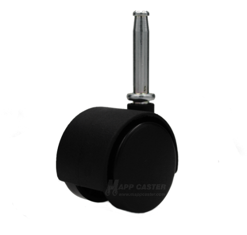 1-1/2" (40mm) Source II Carpet Wheel Caster with 5/16 Grip Neck Stem