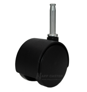 2" (50mm) Source II Carpet Wheel Caster with 5/16" Grip Neck Stem