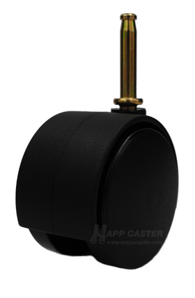 2-3/8" (60mm) Source II Carpet Wheel Caster with 5/16" Grip Neck Stem