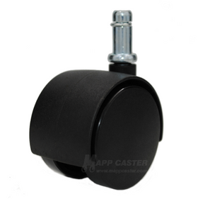 2" (50mm) Souce II Carpet Wheel Caster with 10mm Grip Ring Stem