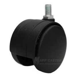 2-3/8" (60mm) Source II Carpet Wheel Caster with M10 x 15mm Threaded Stem