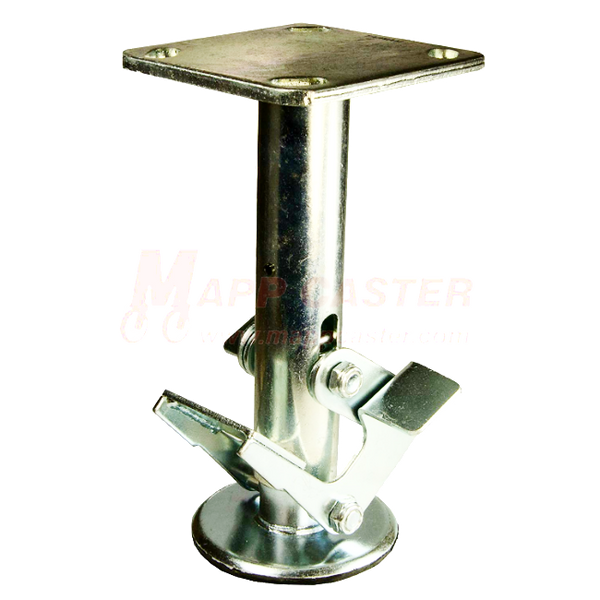 Stainless Steel Floor Lock for 8" x 2" Wheel Casters - Part # LFL80S17