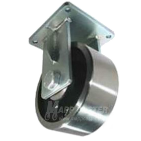 8" x 4" Forged Steel Wheel P96 Rigid Caster - Part #: P96084TBFS