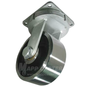 8" x 4" Forged Steel Wheel P95 Swivel Caster - Part #: P95084TBFS