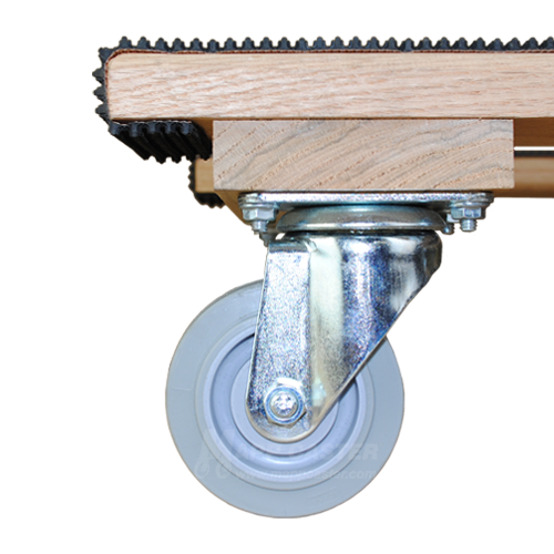 18" x 30" Furniture Dolly with 3-1/2" TPR Rubber Wheels - Part# B183035MIR