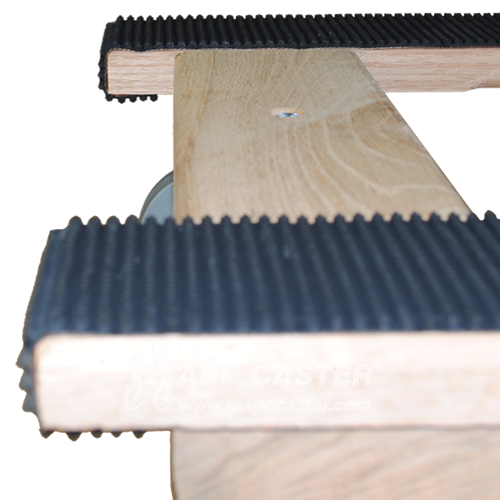 B183035MIR | 18" x 30" Furniture Dolly with 3-1/2" TPR Rubber Wheels