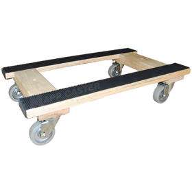 18" x 30" Furniture Dolly with 3-1/2" Rubber on Aluminum Wheels - Part# B183035RAL